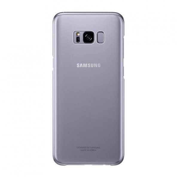 Samsung S8+ Plus Şeffaf Kılıf Mor EF-QG955CVEGWW