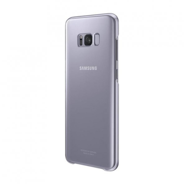 Samsung S8+ Plus Şeffaf Kılıf Mor EF-QG955CVEGWW - 2