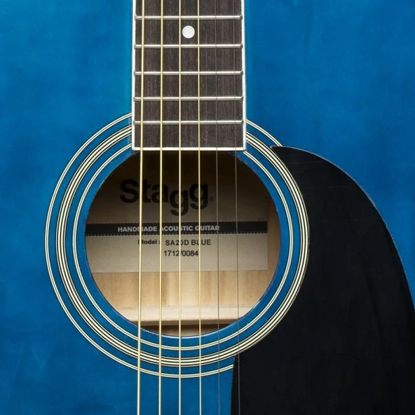 STAGG AKUSTİK GİTAR SA20D-BLUE - 3