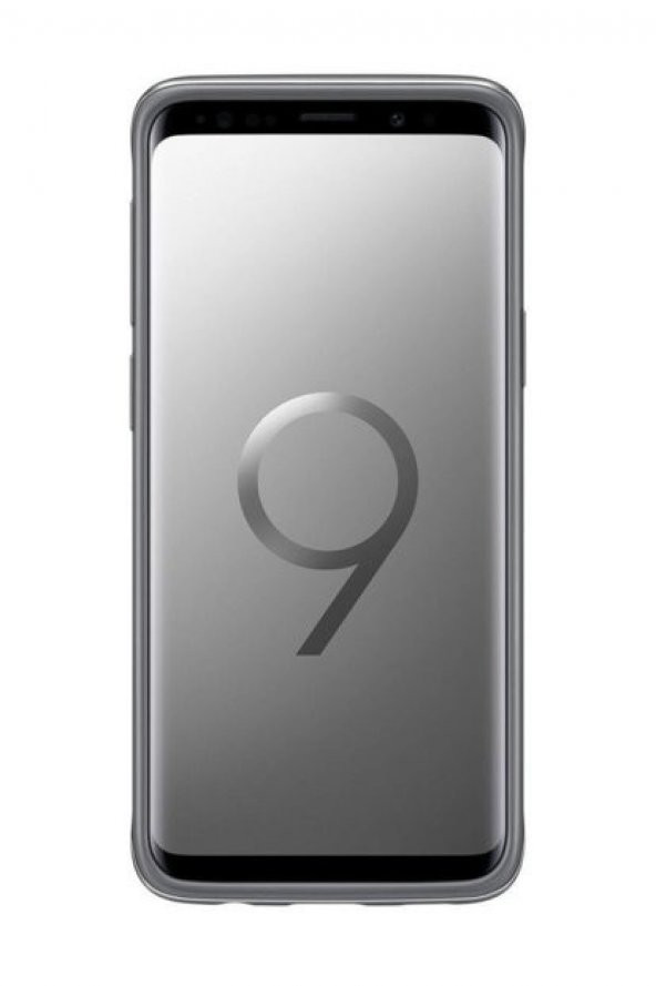 Samsung S9 G960 Protective Standing Kılıf Gümüş EF-RG960CSEGWW - 3
