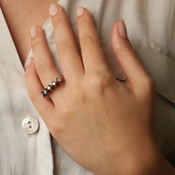 Pırlanta Elmas Beştaş Yüzük ürün görseli 1