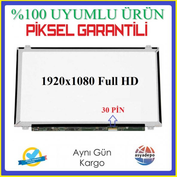 NT156FHM-N41 Ekran 15.6 30 Pin Full Hd 1080p