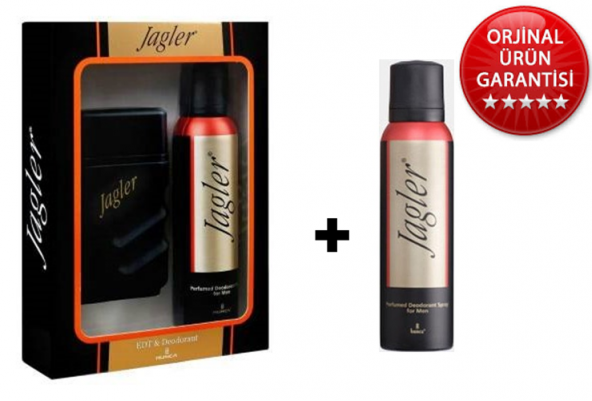 Jagler Erkek Parfüm Seti + Jagler Deodorant 150 ml