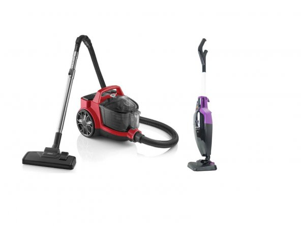 arzum 4071 süpürge ve AR4075 Pronto Lux dik süpürge (özel set)