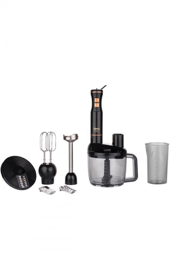 STİLEVS Kendo Pro El Blender Seti Siyah-bakır