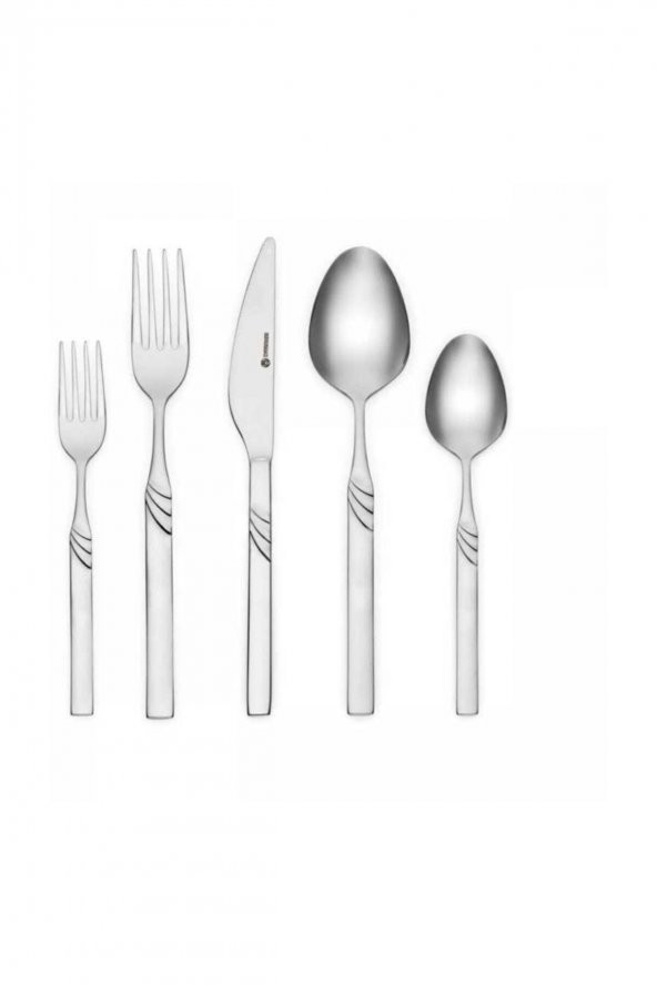 A2383 Kanarya Çatal Kaşık Takımı 84 Parça - 2