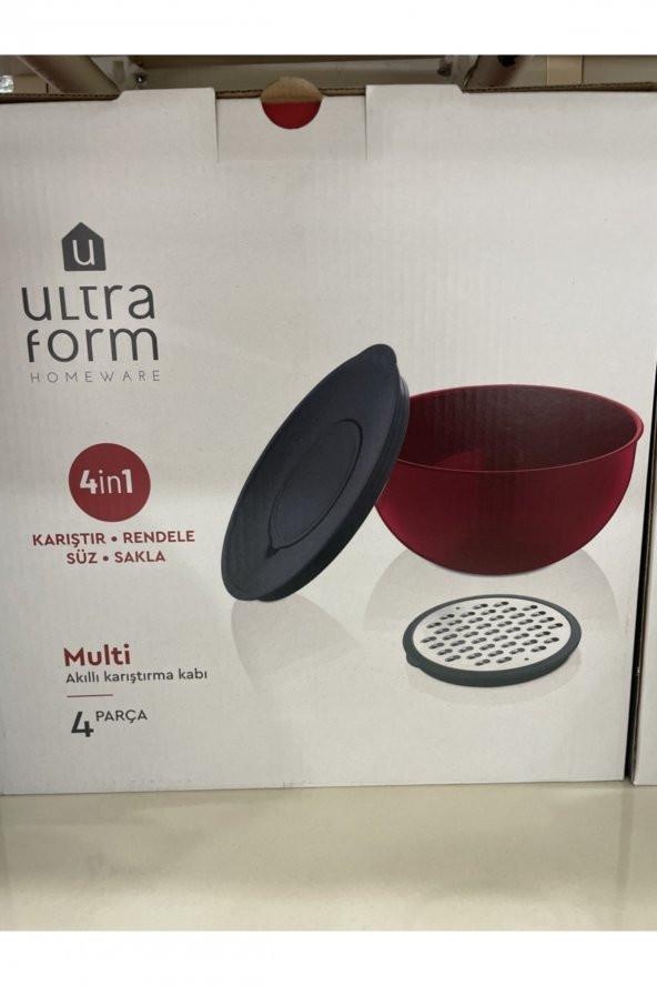 Ultraform 4 Parça Multımıx Set Kırmızı - 2