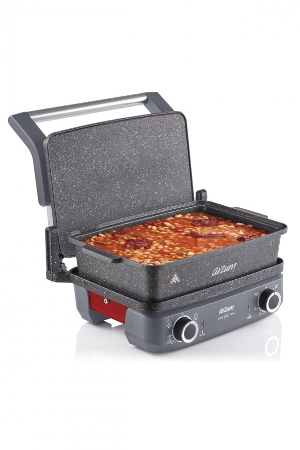 Ar2048 Maxi Grill Pro Multi Fonksiyonel Pişirici - 4