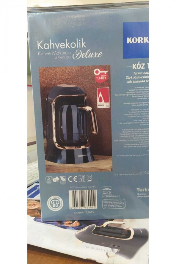 Kahvekolik Deluxe Otomatik Kahve Makinesi Siyah/Rose A860-09 - 2