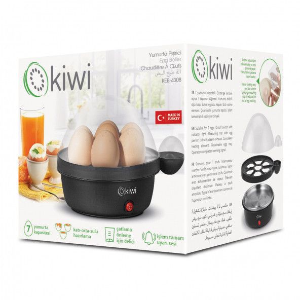 Kiwi KEB-4308 Yumurta Pişirme Makinesi