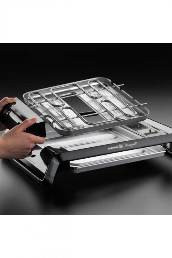 Korkmaz Mangalet Bbq Siyah Granit - 5