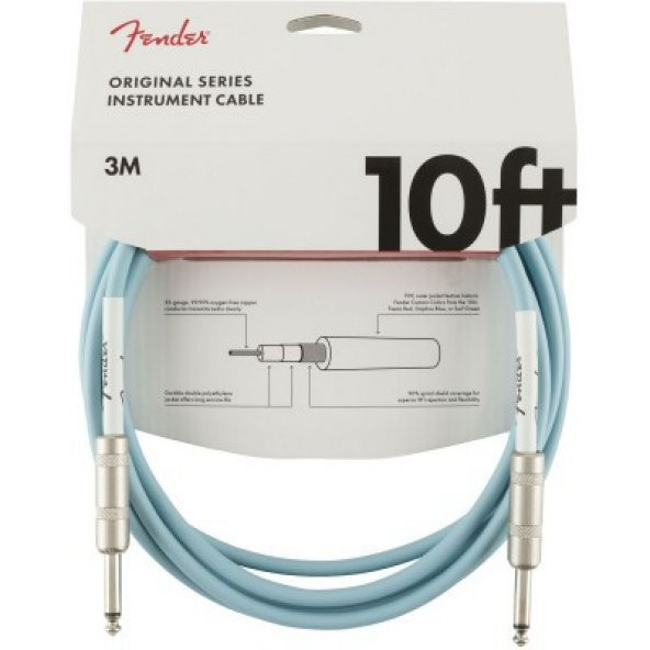 FENDER 10 CALİFORNİA INSTRUMENT CABLE LPB