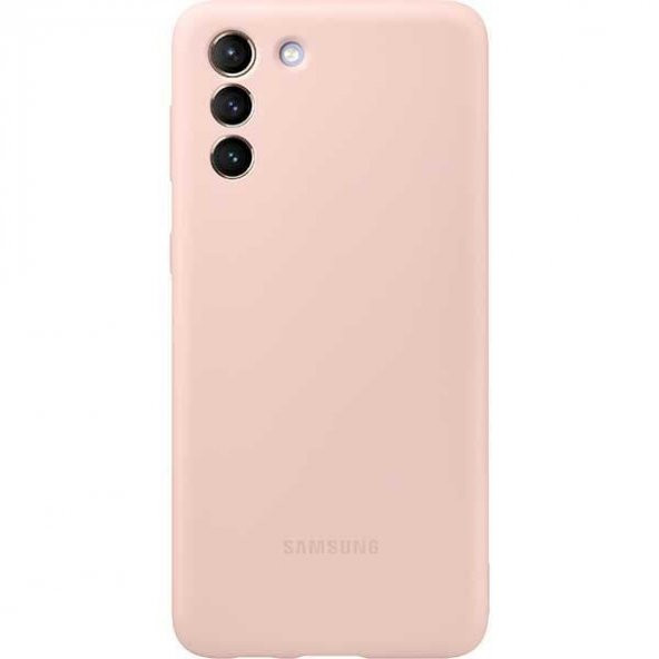 Samsung S21+ Plus Silikon Kılıf - Pembe EF-PG996TPEGWW