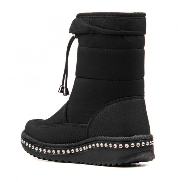 Albishoes Kaymaz Taban Fermuarlı Kız Çocuk Suya Dayanıklı Kürklü Termal Kar Botu - 2