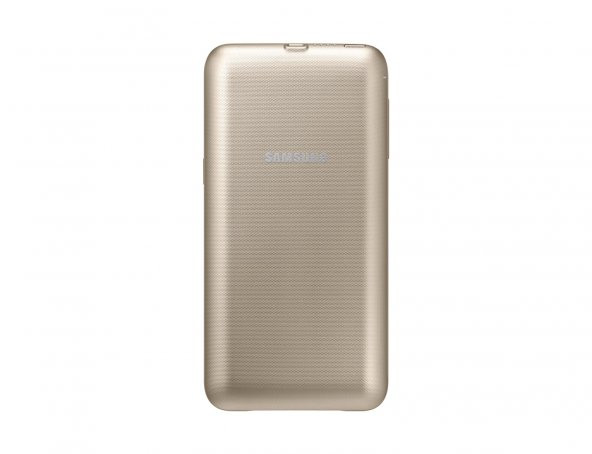 Samsung S6 Edge+ Plus Kablosuz Şarjlı Kılıf Gold - EP-TG928BFEGWW
