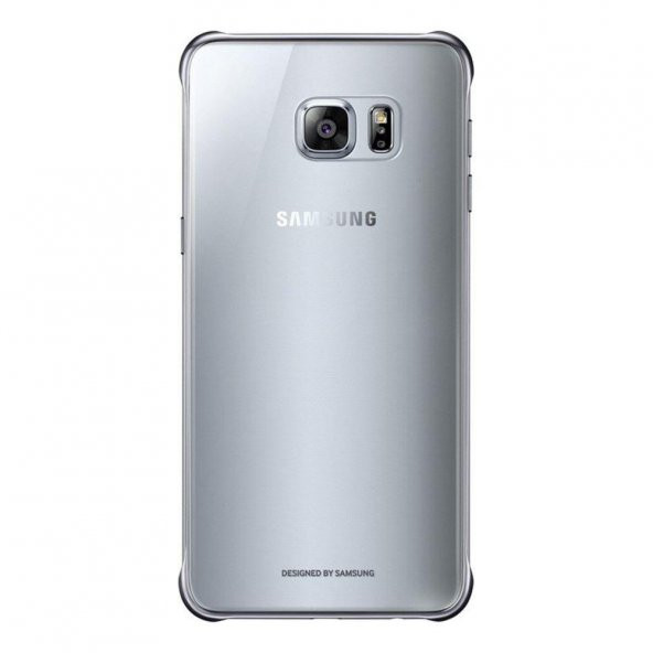 Samsung S6 Edge+ Plus Koruyucu Gümüş Şeffaf EF-QG928CSEGWW