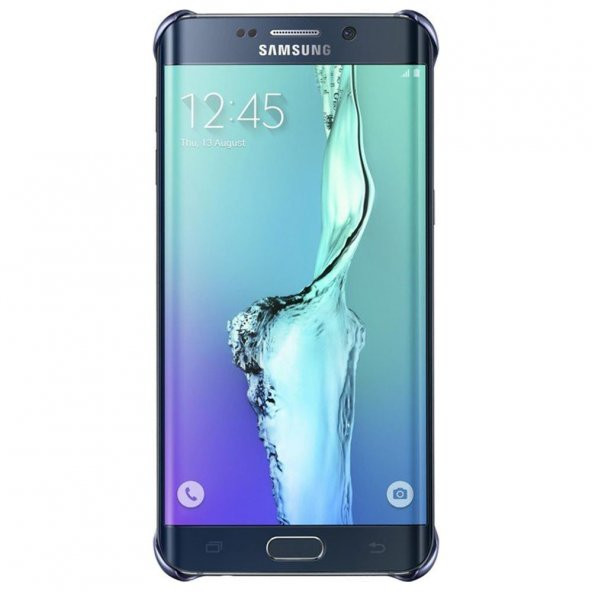 Samsung S6 Edge+ Plus Clear Cover Kılıf Siyah EF-QG928CBEGWW - 4