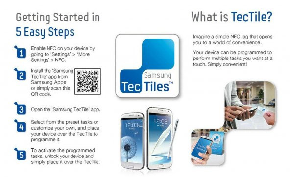 Samsung TecTiles NFC Çıkartma (5 Adet) EAD-X11SWEGSTD - 3