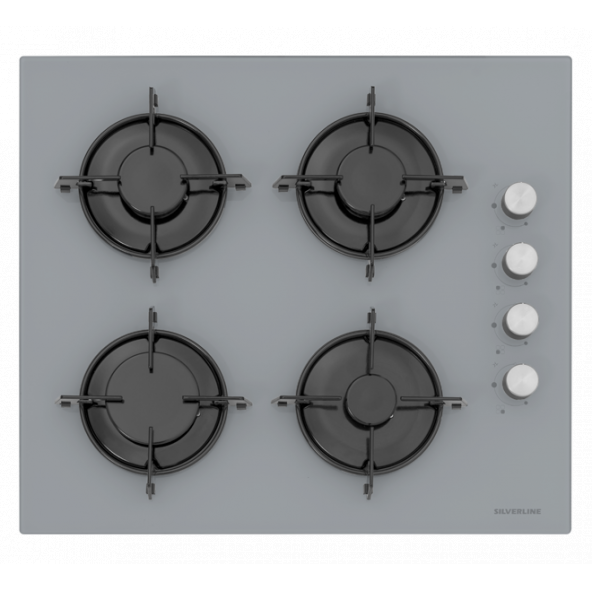 Silverline BO6502S02-CS5349S01-3481 FLAM Gri Cam Ankastre Set - 3