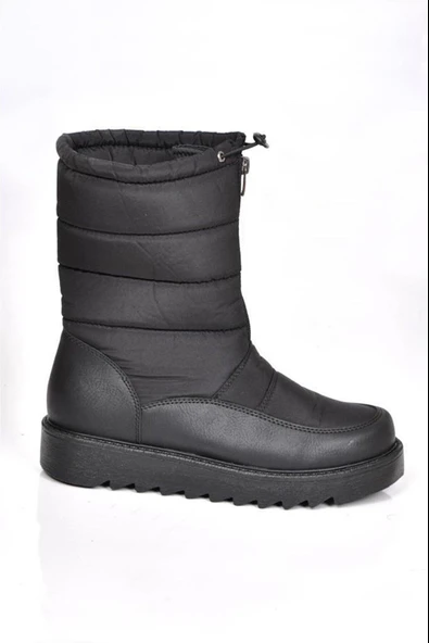 PapuçSepeti 2244 Kadın Kaymaz Taban Kürklü Termal Kar Botu - Resim 7