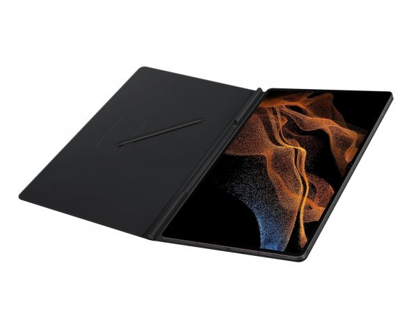 Samsung TAB S8 Ultra İnce Kapaklı Kılıf Siyah EF-BX900PBEGWW