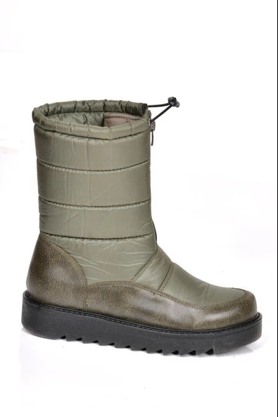 PapuçSepeti 2244 Kadın Kaymaz Taban Kürklü Termal Kar Botu - Resim 8