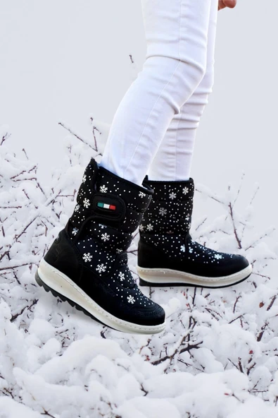 Papuç Sepeti Lepetit 2236 Kız Çocuk İçi Kürklü Termal Kar Botu ürün görseli 1