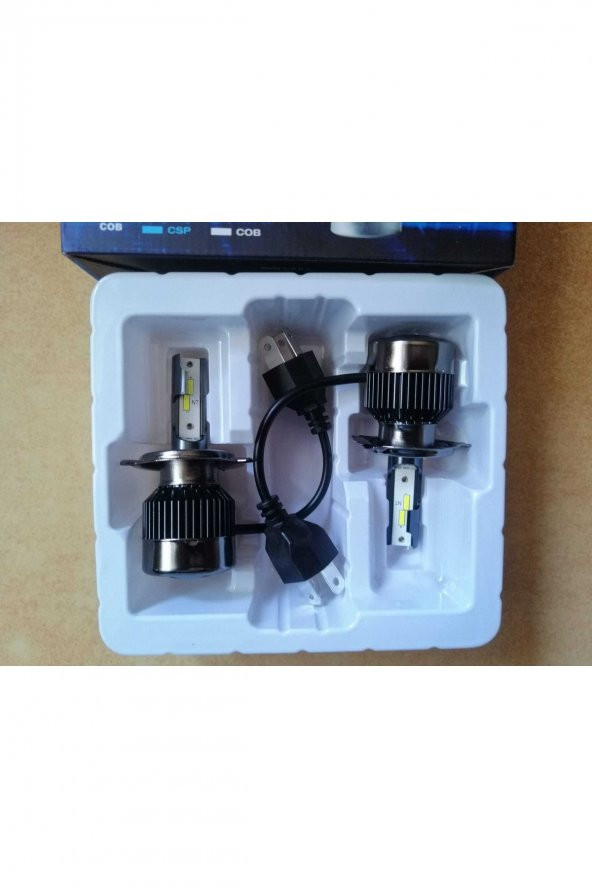 Inwells X-treme H4 12v Uyumlu Yeni Nesil Metal Turbo Led Xenon Ampul Seti 6000k Inw036008 Csp-44 - Resim 3