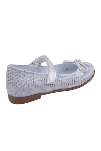 Papuç Sepeti Ortaç 2080 Kız Çocuk Balerin Cırtlı Babet Ayakkabı - Resim 4