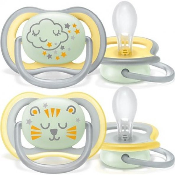 Philips Avent Ultra Air Nighttime Karanlıkta Parlar Gece Emziği +18 Ay - 1