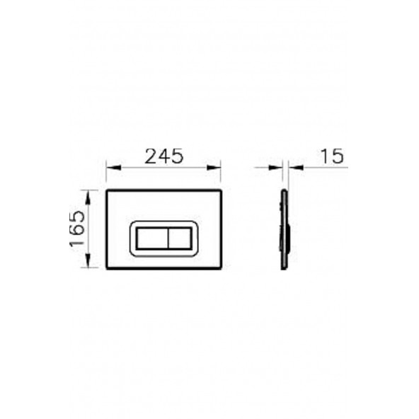 Vitra Asma Klozetler Için Metal Ayaklı 8 Cm Gömme Rezervuar Seti, 3/6 L - 4