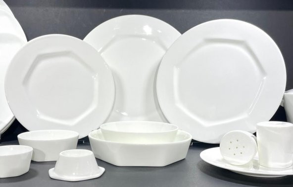 Koleksiyon Mıslına Yemek Takımı 122 Parça Sade 31000035957