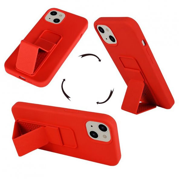 iPhone 7 Plus Standlı Darbe Emici Qstand Koruyucu Kılıf Yeşil - 3