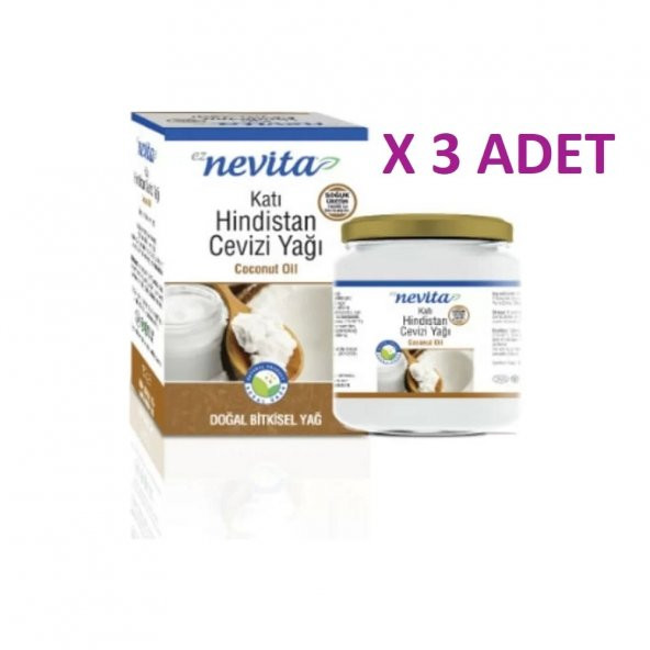 Eznevita Hindistan Cevizi Yağı - 170 ml/150 gr x 3 adet