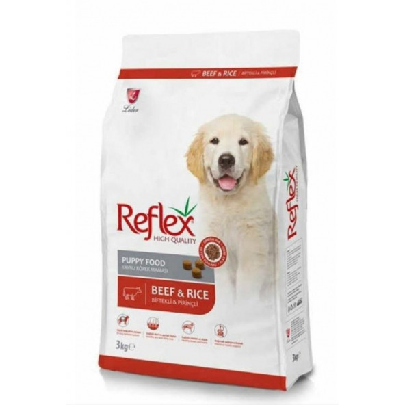 Reflex Biftekli Pirinçli Yavru Köpek Maması 3 Kg - 2