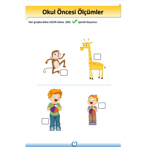 Okul Öncesi Haydi Ölçümleri Öğrenelim YAZ-SİL Kitabı - Resim 2
