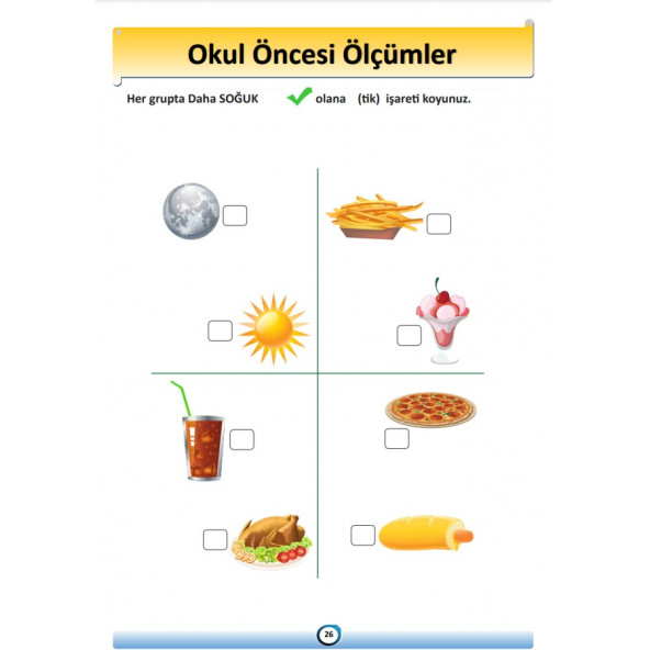 Okul Öncesi Haydi Ölçümleri Öğrenelim YAZ-SİL Kitabı - Resim 4