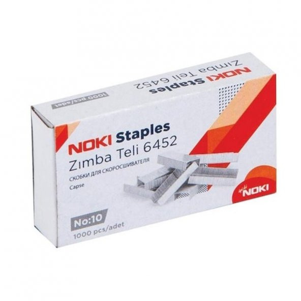 Zımba Teli Küçük No:10 1000 li Nikel Beyaz 10 Paket 6452 - 2