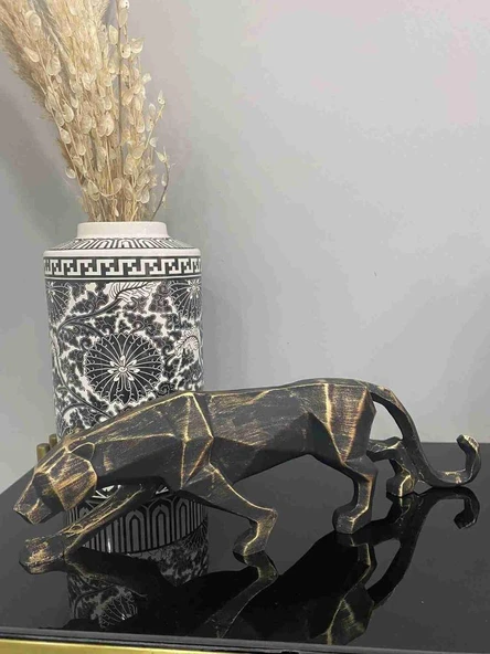 KÜBİK LEOPAR BİBLO SİYAH - Resim 4