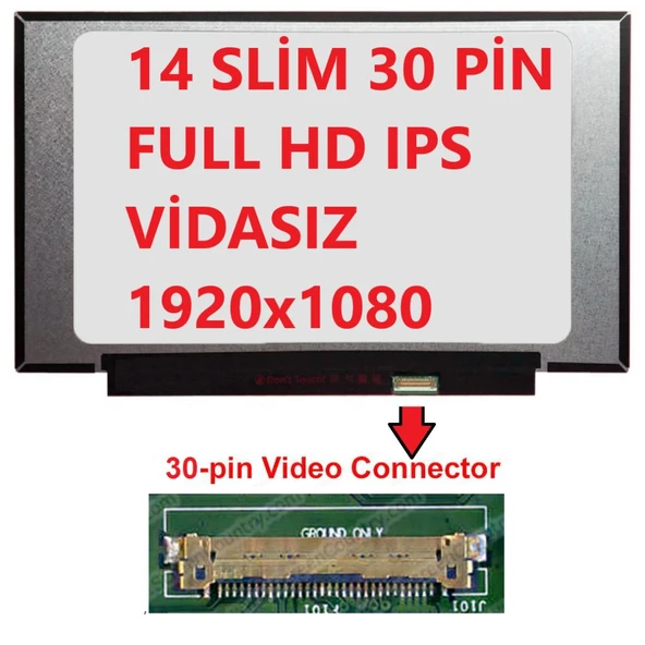 Hp 2P7V8EA Ekran 14 Slim 30 pin Full Hd IPS ürün görseli 1