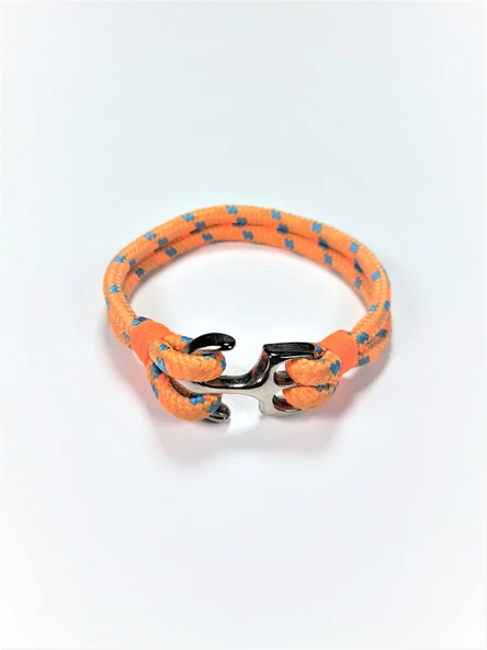 JTSS22KOB1083 JANTİ PARAŞÜT İP ÖRME ve AKİK HEMATİT DOĞAL TAŞ KOMBİN BİLEKLİK KUTULU - Resim 7