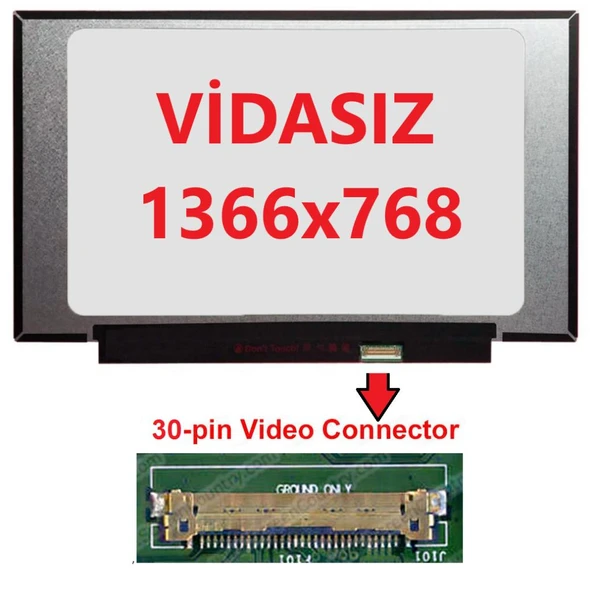Hp 14-cf2006nt Ekran Lcd Ekran 14 Slim 30 pin Panel