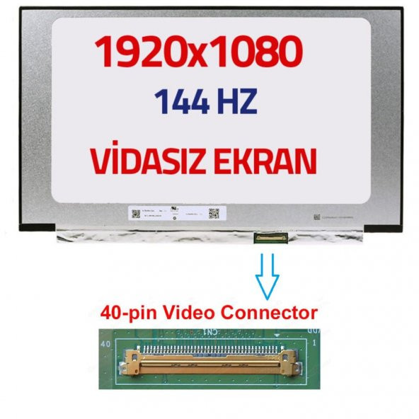 Hp Omen 5QS81EA Lcd Ekran 15.6 Slim 40 pin Vidasız
