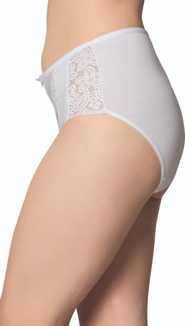 MrrMajestic Dantelli ve Fiyonklu Günlük Külot - Resim 10