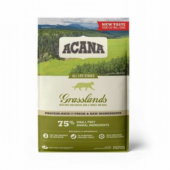 Acana Grasslands Kedi Maması Tüm Irk ve Yaşam Evreleri 4,5 Kg