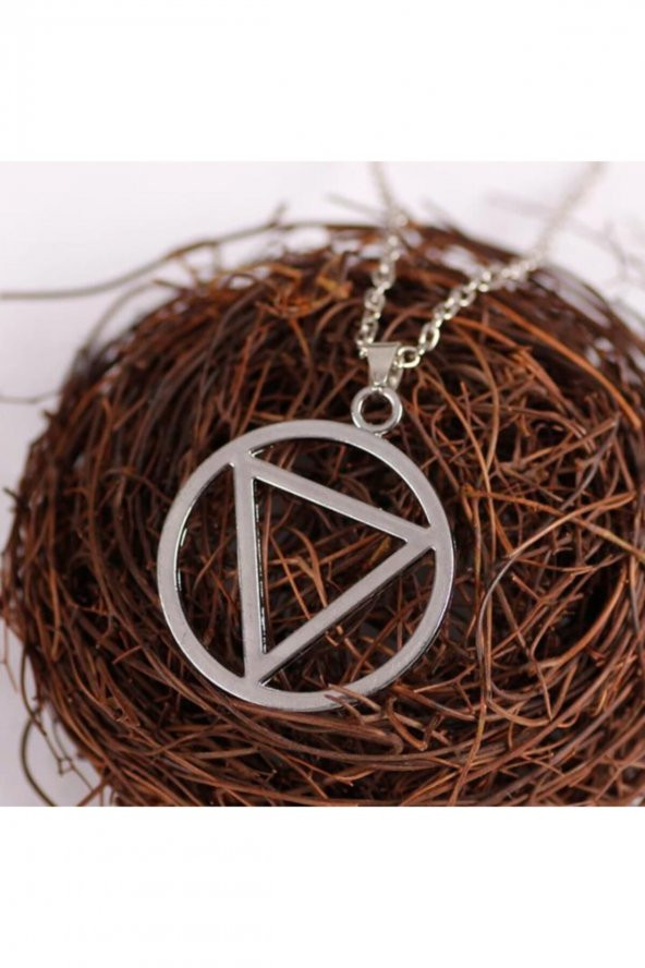 Naruto Sharingan Uzamaki Kunai Hokage Gri Metal Zincirli Kolye - 2