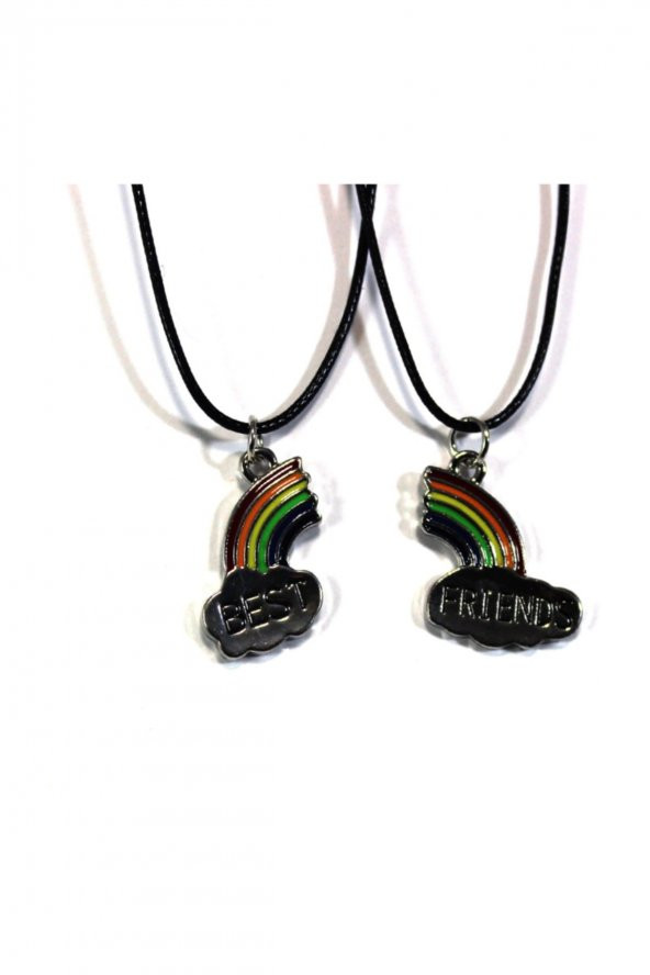 Best Friends Bulut Gökküşağı Kolye