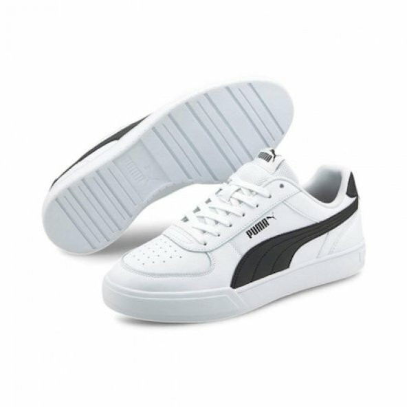 PUMA CAVEN ERKEK SPOR AYAKKABI BEYAZ-SİYAH