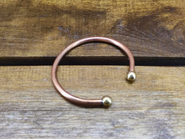 Ayarlanabilir Bakır Bileklik 17 cm Sağlık İçin  Takınız - 2