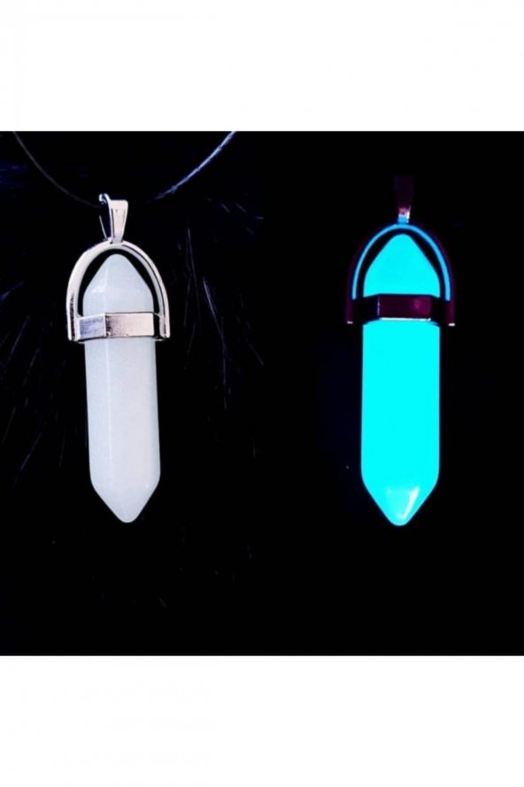 Unisex Karanlıkta Parlayan Neon Kolye